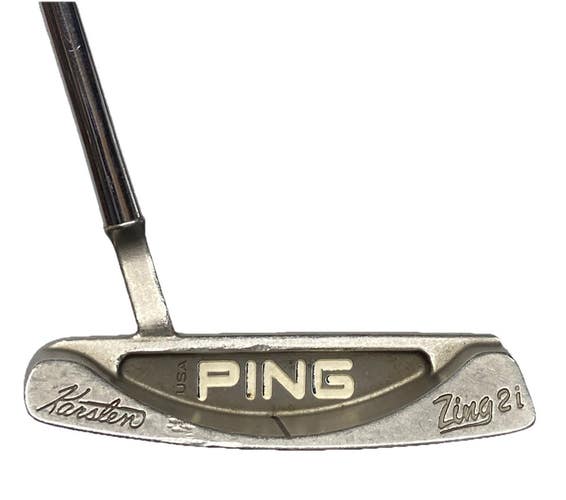 Ping Zing 2i Karsten Isopur Stainless Insert Putter RH Steel 33.5" New Grip Nice