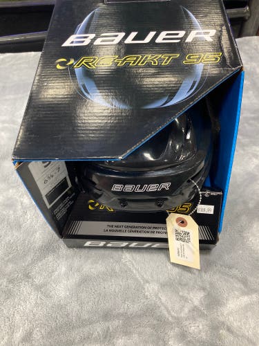 Black Small Bauer Re-Akt 95 Helmet (New)