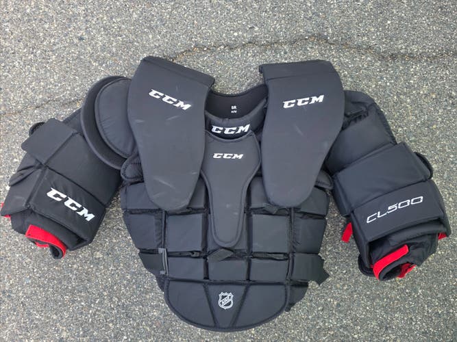 Senior Medium CCM CL 500 Goalie Chest Protector Pro Stock