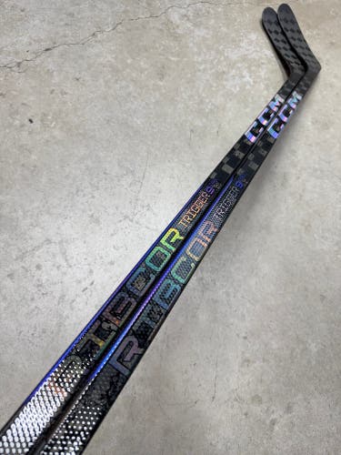 2 PACK 70 Flex Custom P28M Senior CCM RibCor Trigger 9 Pro Left Hand Hockey Stick Pro Stock (New)