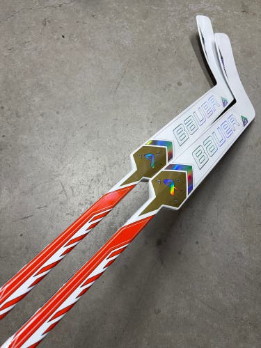 2 PACK 26” Paddle Senior Bauer Supreme Shadow Pro Stock Goalie Stick (New) Pro Stock