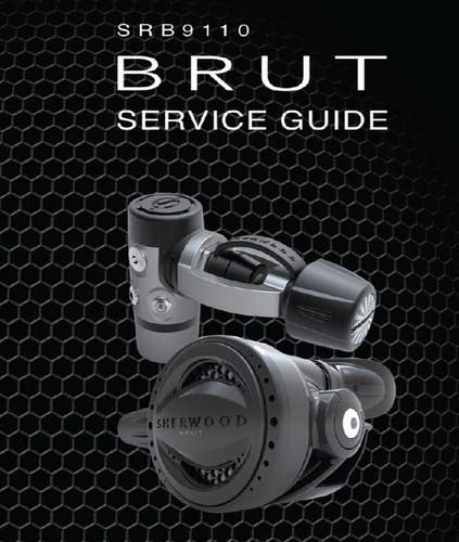 Sherwood BRUT SRB9110 Regulator Service Guide, Maintenance Manual Scuba Dive