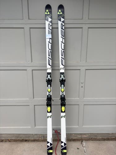 2018 Fischer Racing 213 cm RC4 WC SG Skis With Bindings Max Din 20 (Used)