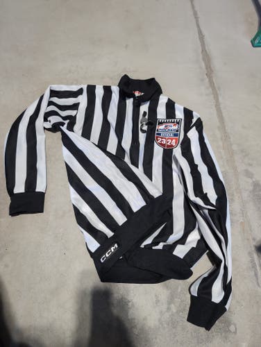 CCM Referee jersey and whistle (Used)