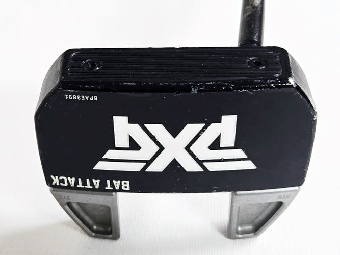 PXG Bat Attack Black Chrome Putter (35" Double Bend) Mallet Golf Club
