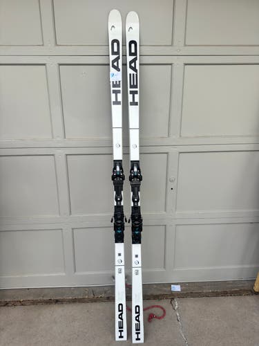 Men's 2024 HEAD 218 cm Racing WC Rebels e-DH Skis With Bindings Max Din 20 (Used)