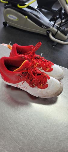 Used Under Armour 3 Bb Sb Cleats Red Junior 03 11497-s000158471