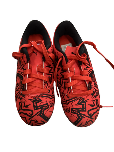 Used Puma Soccer Cleats Red Youth 11.0 11613-s000179023