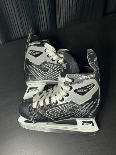 Black/Gray CCM Powerline Hockey Skates Regular Width 13 (Used)