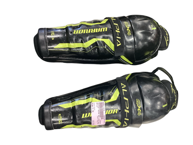 Used Warrior Alpha Qx4 Junior Shin Guards Black 11" 11613-s000178818
