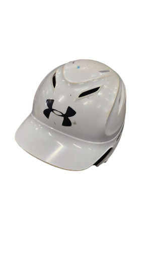 Used Under Armour Batting Helmet Batting Helmet No Mask White One Size 11613-s000174415