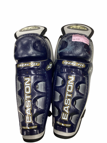 Used Easton X Treme Junior Shin Guards Navy Blue 10" 11613-s000182542