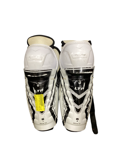 Used Ccm Ltp Junior Shin Guards White 10" 11613-s000165673