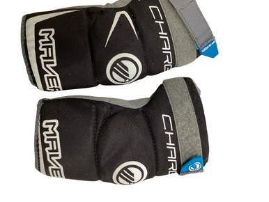 Used Maverik Charger Lacrosse Arm Pads Guards Black Md 11613-s000180143