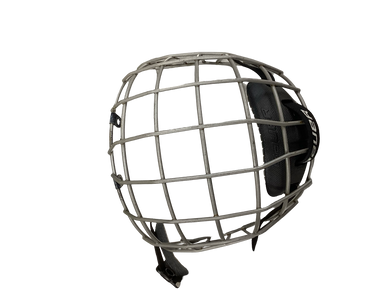 Used Bauer True Vision 1 Hockey Wire Mask Grey Md 11613-s000157063
