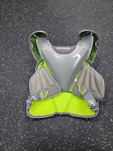 Used Maverik Mx Lacrosse Shoulder Pads Grey Md 11849-s000040186