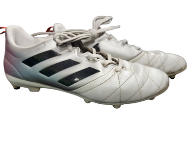 Used Adidas Soccer Cleats Silver Senior 6.5 11849-s000010468
