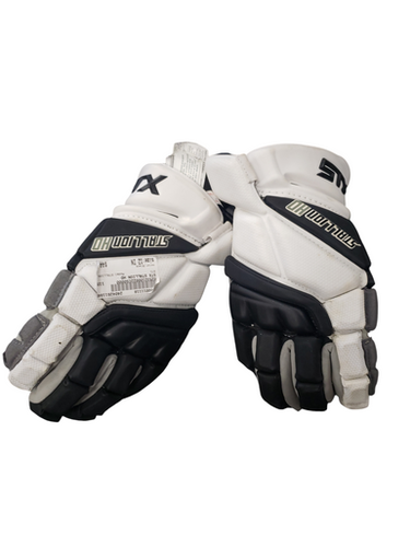 Used Stx Stallion Hd Lacrosse Gloves Mens Black 12" 11849-s000011118