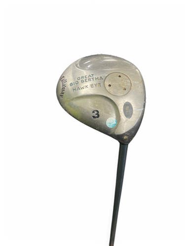 Used Callaway Hawk Eye Mens Fairway Wood Rh 3 Wood 11849-s000024096
