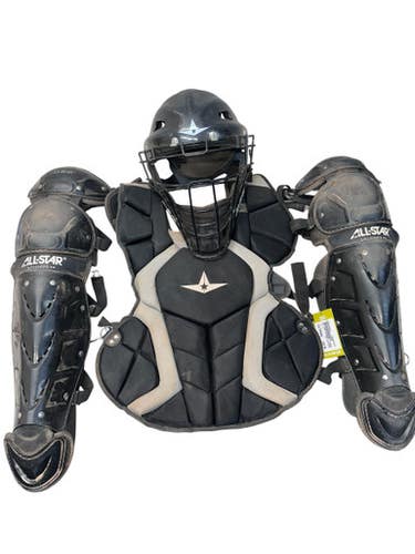Used All Star Cpcc1216ps-1 Catchers Chest Protector Black Intermed 11835-s000208889