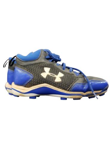 Used Under Armour Bb Sb Cleats Royal Blue Senior 6 11849-s000020044