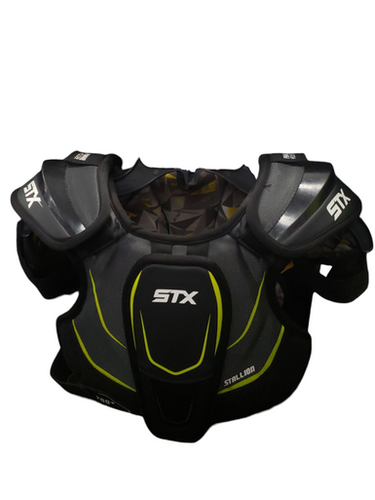 Used Stx Stallion 200+ Lacrosse Shoulder Pads Black Xs 11849-s000025045