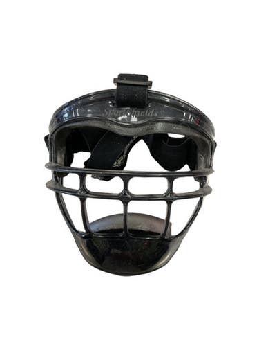 Used Sportshields Defender Bb Sb Fielders Mask Black Fits All 11859-s000022404