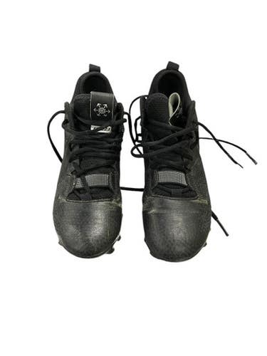 Used New Balance Lax Cleats Mens Black Senior 4 11849-s000022432