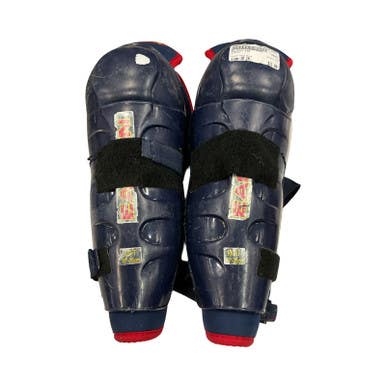 Used Easton Y19 Youth Shin Guards Navy Blue 10" 11859-s000026447
