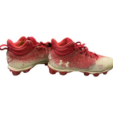 Used Under Armour Bb Sb Cleats Red Senior 9 11859-s000023143