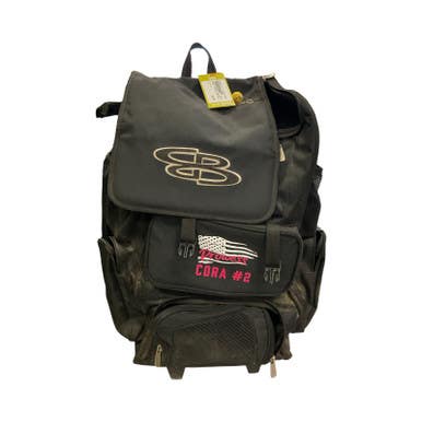 Used Boombah Boombah Wheeled Bb Sb Player Wheeled Bag Black 11859-s000027147