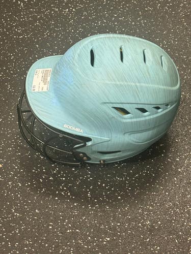 Used Boombah Bbh2-sr Batting Helmet W Mask Sky Blue Lg 11849-s000027618