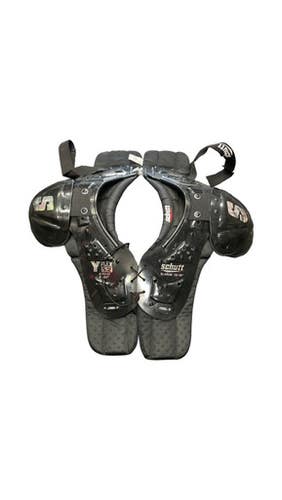 Used Schutt Y Flex 5.2 Fb Shoulder Pads Black Lg 11859-s000029095