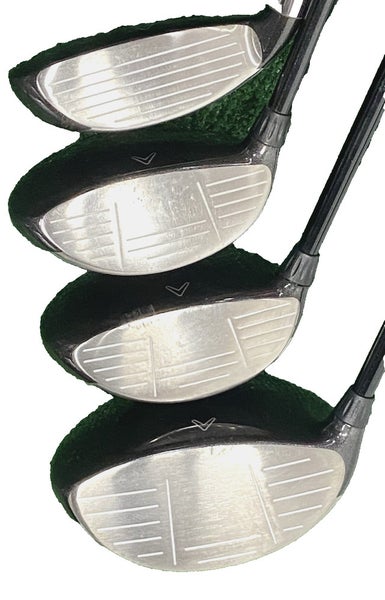 Callaway X24 Wood Set 9.5* Driver, 3w, 5w,4h RH Stiff Graphite HC's ...
