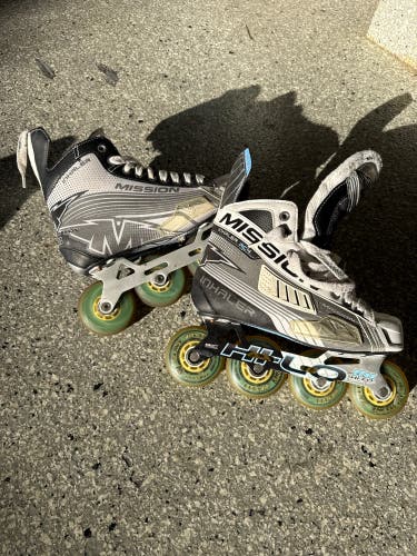 Mission Inhaler AC4 Inline Skates Regular Width Size 7.5 (Used)