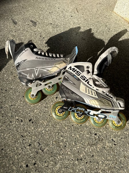 Mission Inhaler AC4 Inline Skates Regular Width Size 7.5 (Used)
