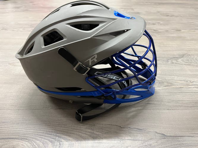 Cascade R Helmet (Used) Gray/Metallic Blue Mask