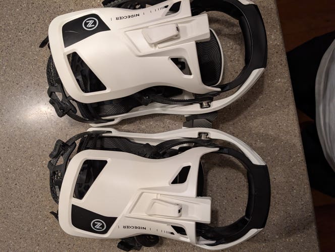 Unisex XL Nidecker SUPERMATIC Snowboard Bindings All Mountain (New)