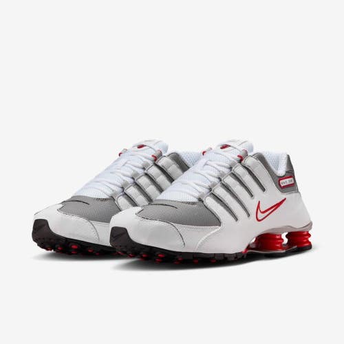 Nike Shox NZ 378341-104 Sneakers Men's 9 M White Low Top Running Shoes MEW1010