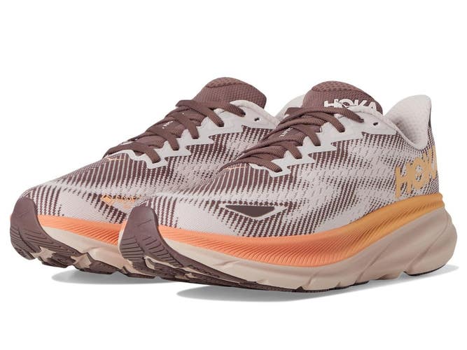 Hoka One One Clifton 9 GTX 1141490F-CMK Sneaker Mens Brown Running Shoes MEW1118