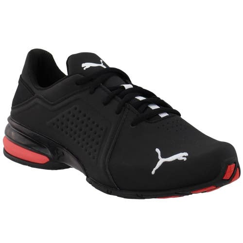 Puma Viz Runner 191037-02 Sneakers Men's US 11 Black White Running Shoes MEW1124