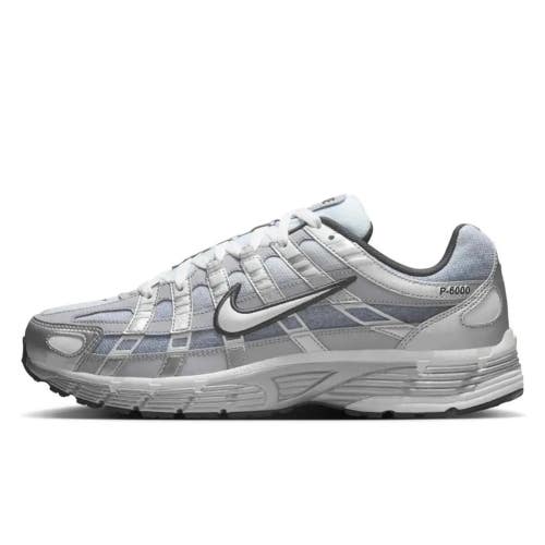 Nike P-6000 IH4465-095 Sneakers Men's Metallic Silver Lifestyle Shoes MEW1222