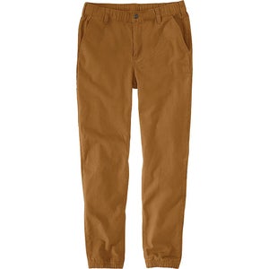 Carhartt Rugged Flex Jogger Men's Brown Tapered Leg Relaxed Fit Workwear POSH299