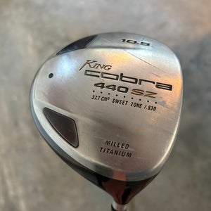 King Cobra 440 SZ 10.5° Driver – Milled Titanium | Graphite Design YS-57 Stiff Flex Shaft