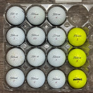15 Titleist Pro V1x Golf Balls - 4A Near-Mint Condition