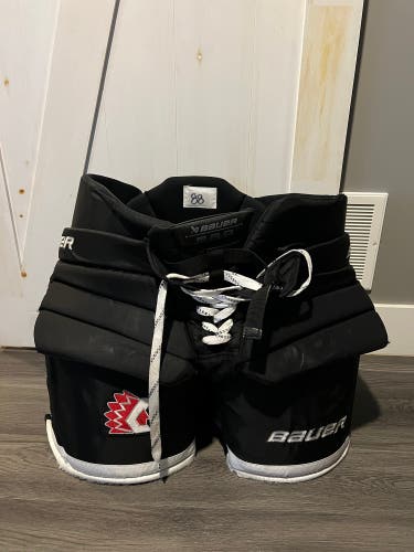 Senior XL 2025 Bauer Pro Hockey Goalie Pants Pro Stock (Used)