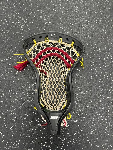 Used Nike Alpha Elite 2 Mens Lacrosse Head Black 11849-s000030433