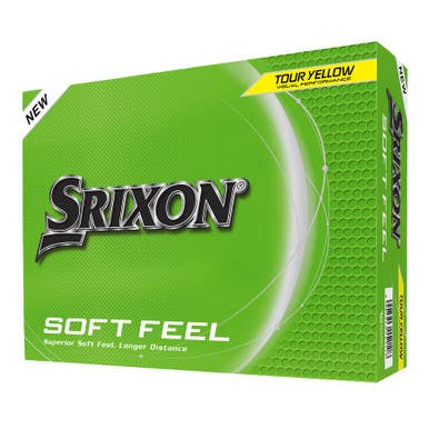 New Srixon Soft Feel Golf Balls Yellow #10352312 11506-cle10352312