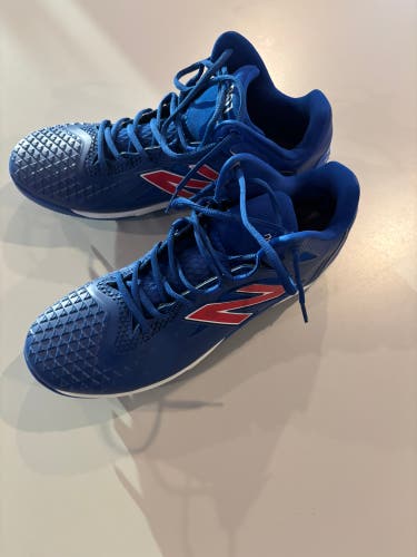 Blue Men's Size M 12.5 (W 13.5) Adult New Balance Ohtani 1 Low Top Metal (Used)