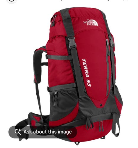 Backpack: Red Adult Unisex Large/Extra Large The North Face Backpack (Used)